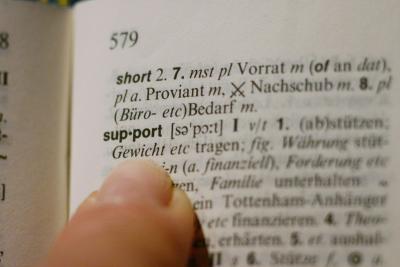 Support Englisch